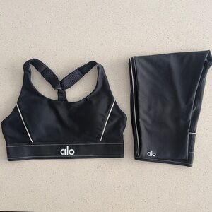 ALO Yoga Airlift Bra and High-Waist Suit Up Legging SET